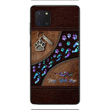 PERSONALIZED NEVER WALK ALONE DOG MOM PHONECASE TNTN0810