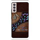 PERSONALIZED NEVER WALK ALONE DOG MOM PHONECASE TNTN0810