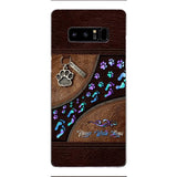 PERSONALIZED NEVER WALK ALONE DOG MOM PHONECASE TNTN0810