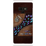 PERSONALIZED NEVER WALK ALONE DOG MOM PHONECASE TNTN0810