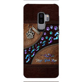 PERSONALIZED NEVER WALK ALONE DOG MOM PHONECASE TNTN0810