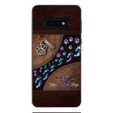 PERSONALIZED NEVER WALK ALONE DOG MOM PHONECASE TNTN0810