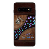 PERSONALIZED NEVER WALK ALONE DOG MOM PHONECASE TNTN0810