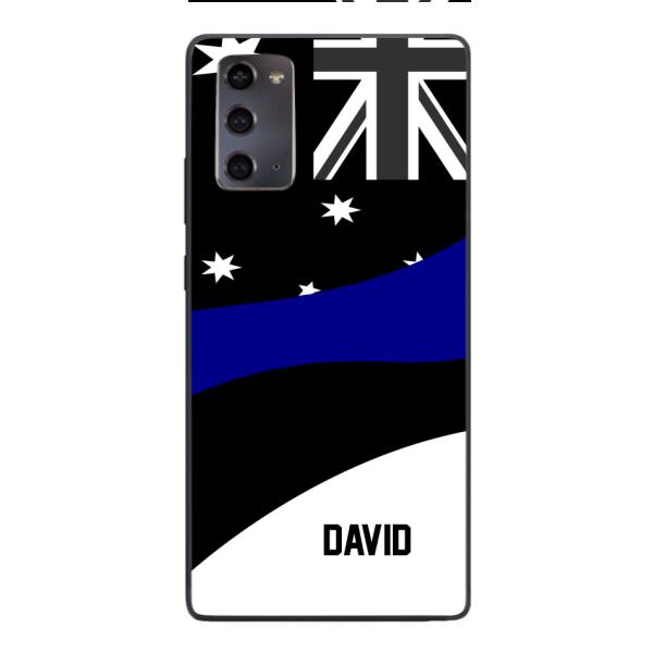 Personalized Australian Thin Blue Line Phone Case OCT-HQ10
