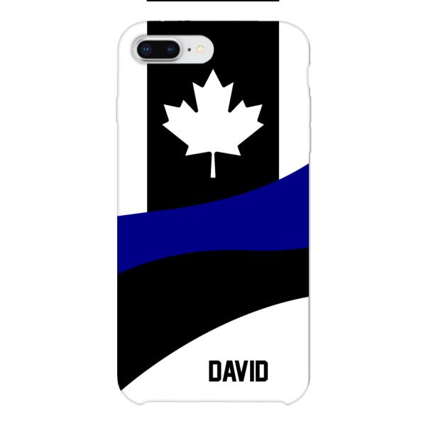 Personalized Canadian Thin Blue Line Phone Case OCT-HQ10