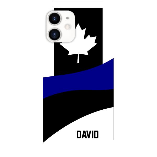 Personalized Canadian Thin Blue Line Phone Case OCT-HQ10