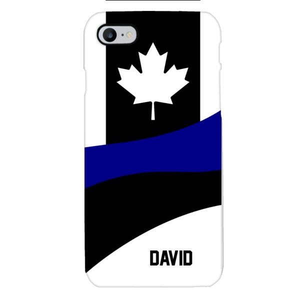 Personalized Canadian Thin Blue Line Phone Case OCT-HQ10