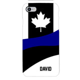 Personalized Canadian Thin Blue Line Phone Case OCT-HQ10