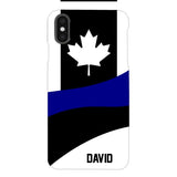 Personalized Canadian Thin Blue Line Phone Case OCT-HQ10