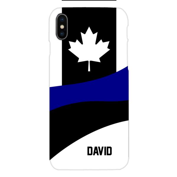Personalized Canadian Thin Blue Line Phone Case OCT-HQ10