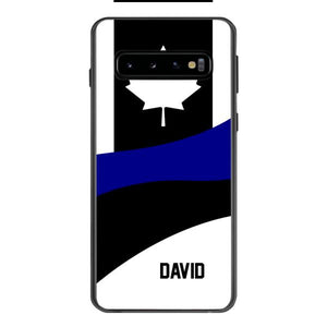 Personalized Canadian Thin Blue Line Phone Case OCT-HQ10