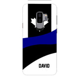 Personalized Canadian Thin Blue Line Phone Case OCT-HQ10