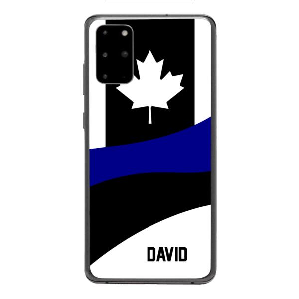 Personalized Canadian Thin Blue Line Phone Case OCT-HQ10