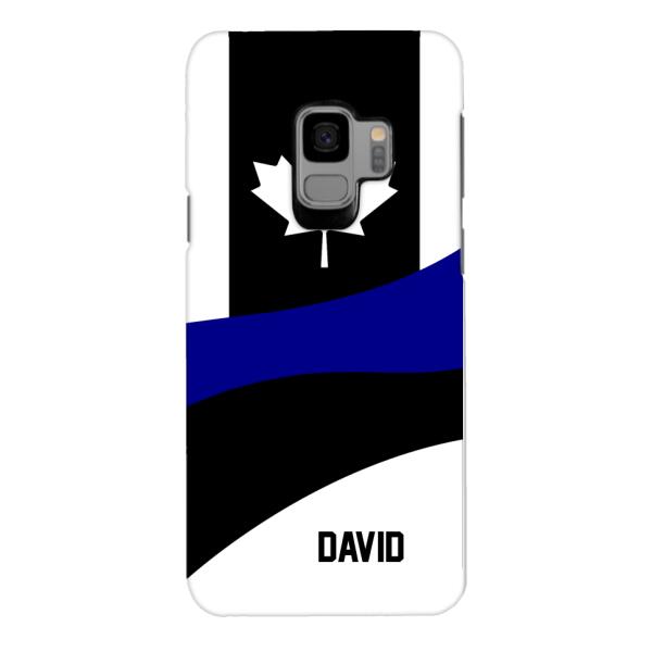 Personalized Canadian Thin Blue Line Phone Case OCT-HQ10