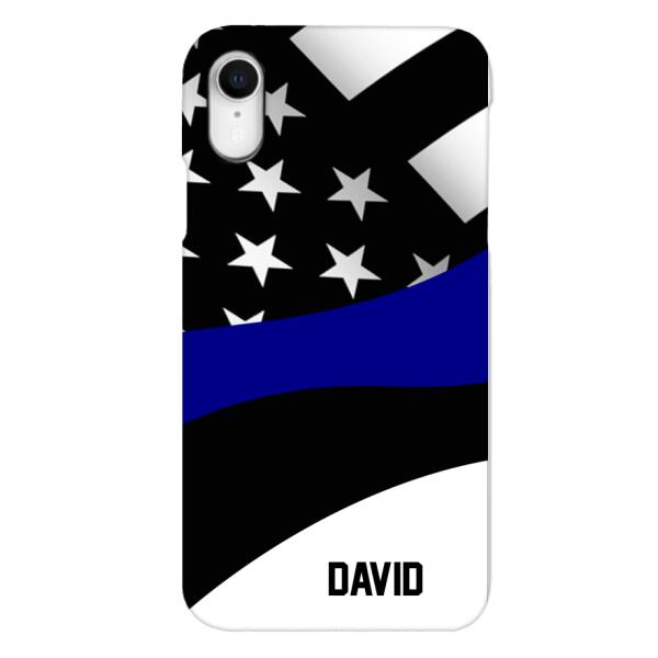 Personalized U.S Thin Blue Line Phone Case OCT-HQ10