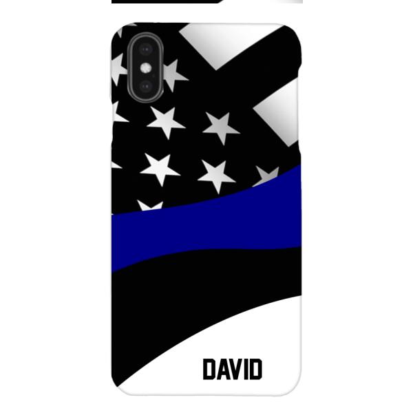 Personalized U.S Thin Blue Line Phone Case OCT-HQ10