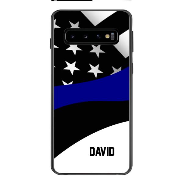 Personalized U.S Thin Blue Line Phone Case OCT-HQ10