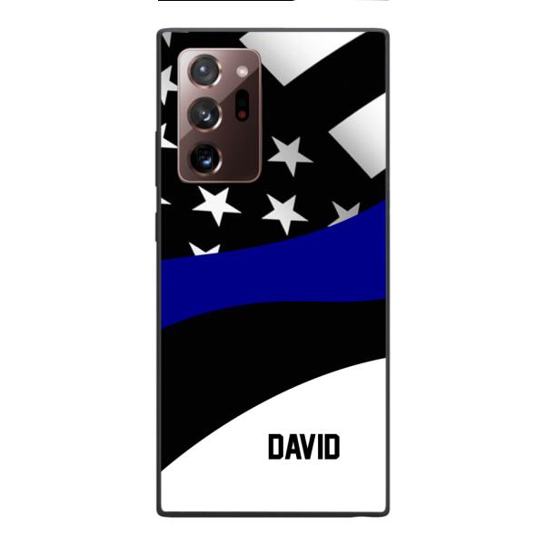 Personalized U.S Thin Blue Line Phone Case OCT-HQ10