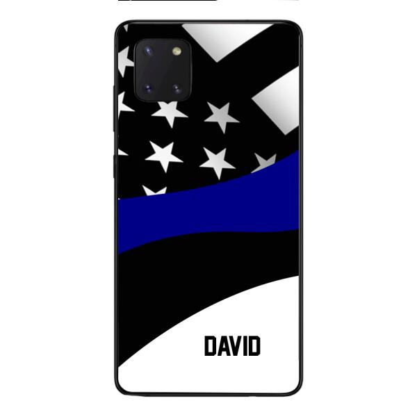 Personalized U.S Thin Blue Line Phone Case OCT-HQ10