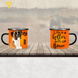 PERSONALIZED BOXER DOG STEEL MUG 12OZ 3D PRINTED OCT-MA13