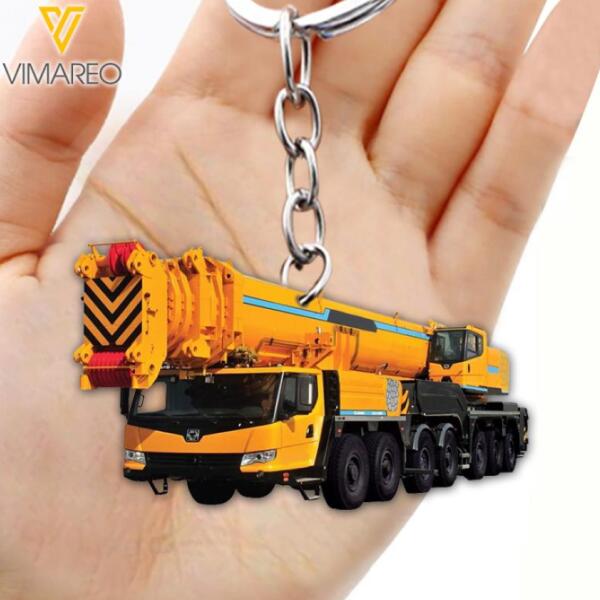 Personalized Crane Operator KEYCHAIN OCT-QH14