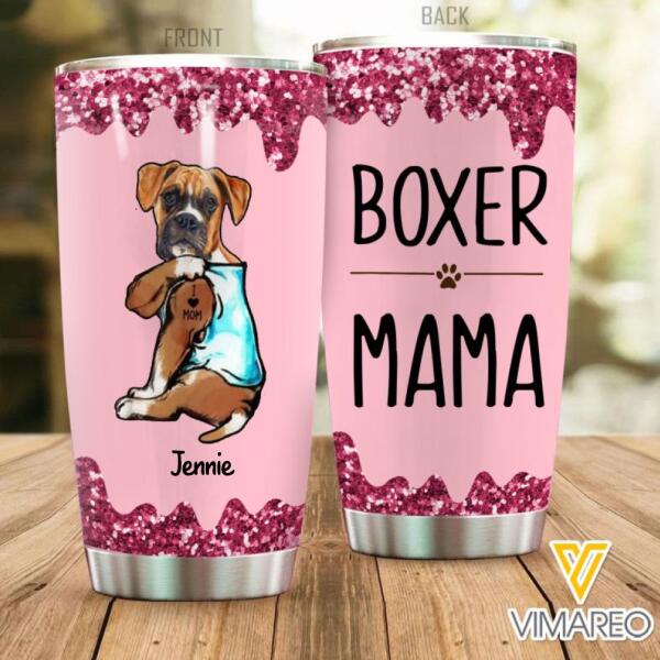 Personalized Boxer Dog Tumbler OCT-MA15