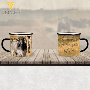 PERSONALIZED COW STEEL MUG 12OZ 3D PRINTED TNDT1810