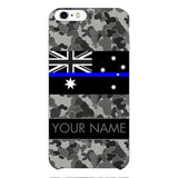 Personalized Australian Thin Blue Line Phone Case OCT-MQ18