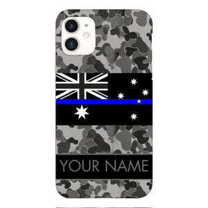 Personalized Australian Thin Blue Line Phone Case OCT-MQ18