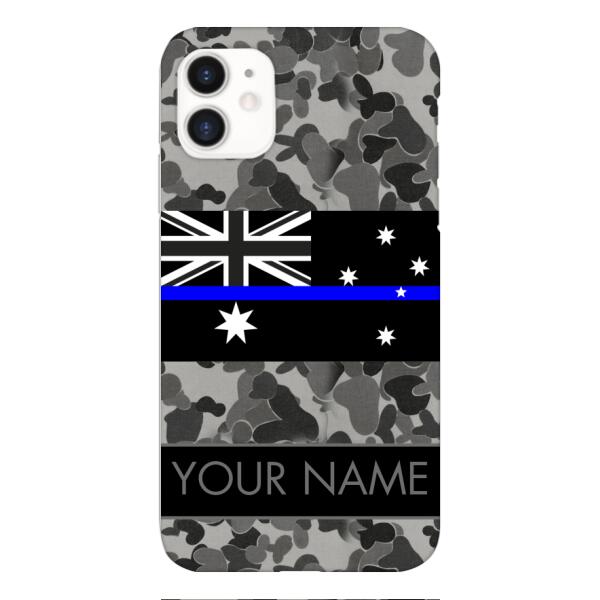 Personalized Australian Thin Blue Line Phone Case OCT-MQ18