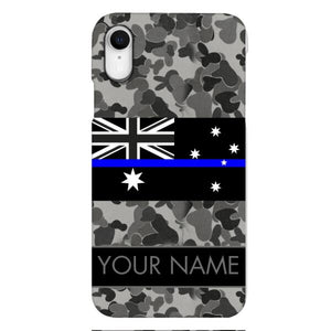 Personalized Australian Thin Blue Line Phone Case OCT-MQ18