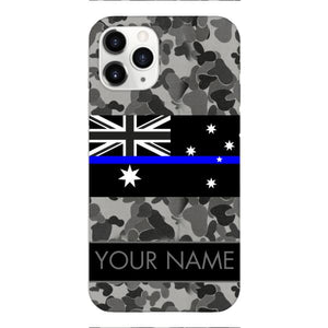 Personalized Australian Thin Blue Line Phone Case OCT-MQ18