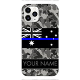 Personalized Australian Thin Blue Line Phone Case OCT-MQ18