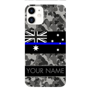 Personalized Australian Thin Blue Line Phone Case OCT-MQ18
