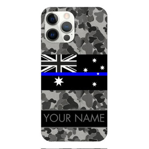Personalized Australian Thin Blue Line Phone Case OCT-MQ18