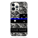 Personalized Australian Thin Blue Line Phone Case OCT-MQ18