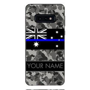 Personalized Australian Thin Blue Line Phone Case OCT-MQ18