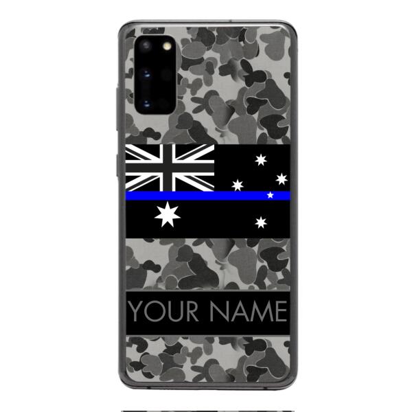 Personalized Australian Thin Blue Line Phone Case OCT-MQ18