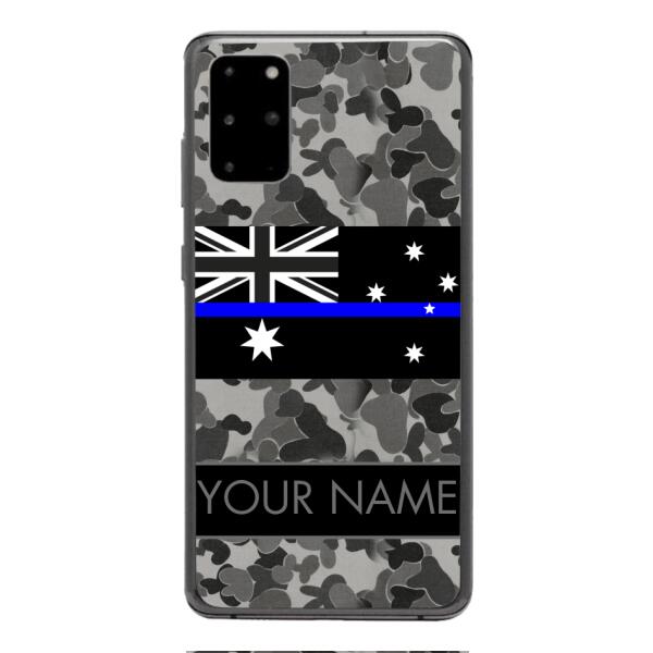 Personalized Australian Thin Blue Line Phone Case OCT-MQ18