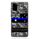 Personalized Australian Thin Blue Line Phone Case OCT-MQ18