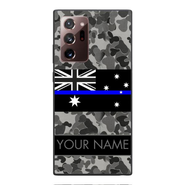 Personalized Australian Thin Blue Line Phone Case OCT-MQ18
