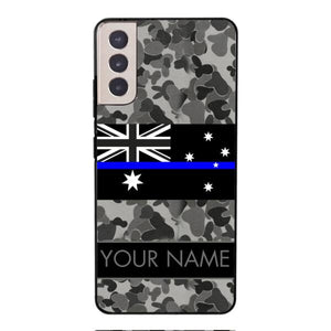 Personalized Australian Thin Blue Line Phone Case OCT-MQ18
