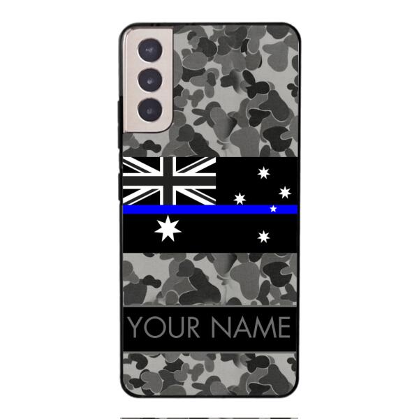 Personalized Australian Thin Blue Line Phone Case OCT-MQ18