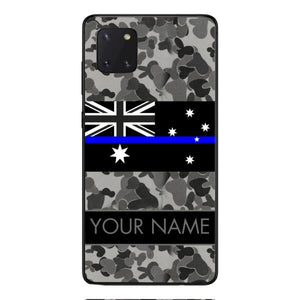 Personalized Australian Thin Blue Line Phone Case OCT-MQ18