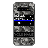 Personalized Australian Thin Blue Line Phone Case OCT-MQ18