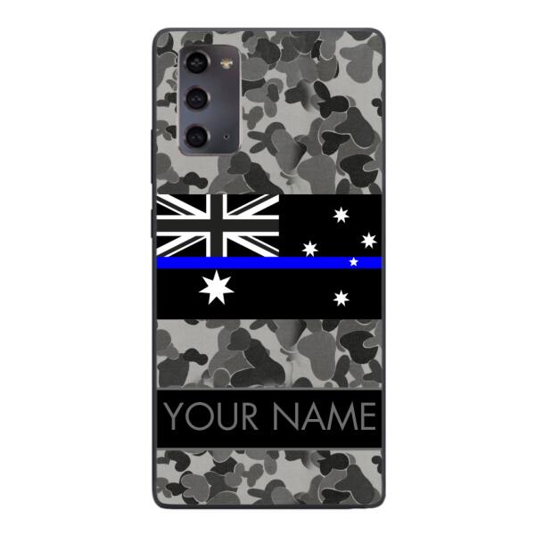 Personalized Australian Thin Blue Line Phone Case OCT-MQ18