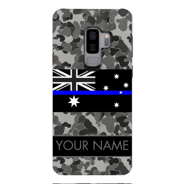 Personalized Australian Thin Blue Line Phone Case OCT-MQ18