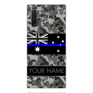 Personalized Australian Thin Blue Line Phone Case OCT-MQ18