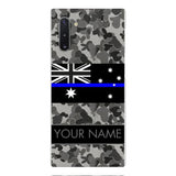Personalized Australian Thin Blue Line Phone Case OCT-MQ18