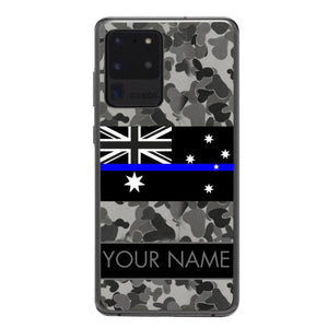Personalized Australian Thin Blue Line Phone Case OCT-MQ18